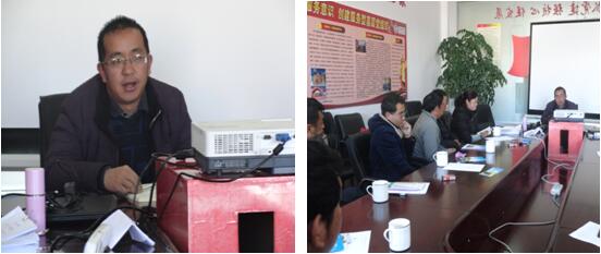 迪庆州移动公司综合部和总经理在安全培训会上讲话。